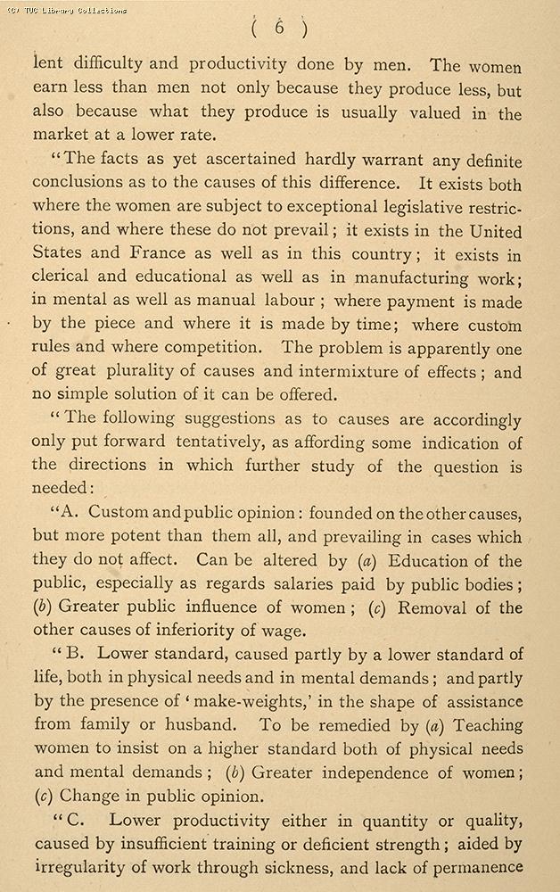 Sidney Webb and equal pay, 1891